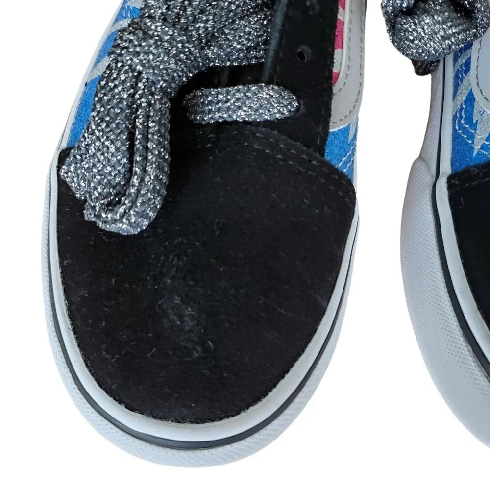 Vans Old Skool womes 6.5/big kids 4.5Y Platform After Dark Summer Leaf/True Whit
